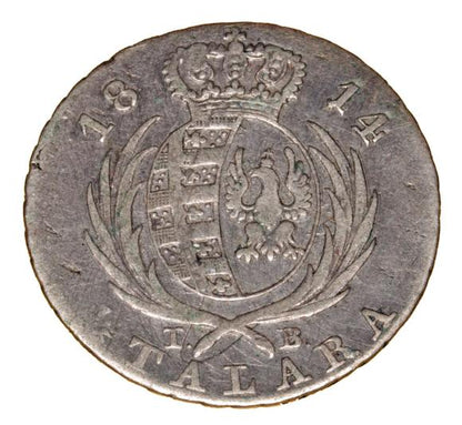 1/6 talara 1814 Fryderyk August Księstwo Warszawskie Warszawa