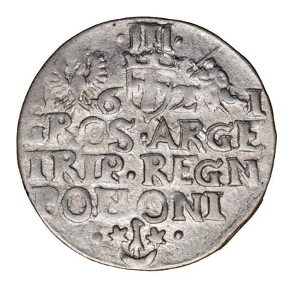 Trojak 1621 Zygmunt III Waza Polska Kraków PONONI
