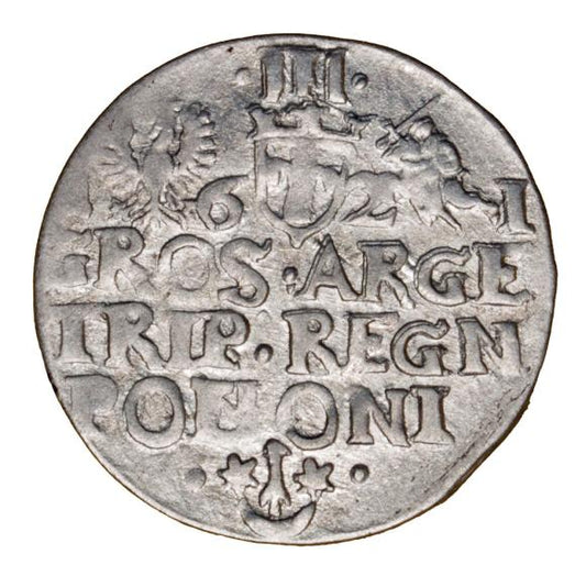 Trojak 1621 Zygmunt III Waza Polska Kraków PONONI