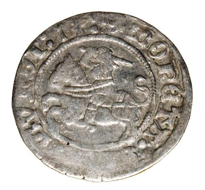 Półgrosz 1513 Zygmunt I Stary Litwa Wilno