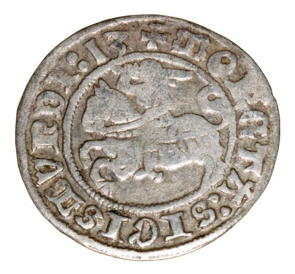 Półgrosz 1513 Zygmunt I Stary Litwa Wilno