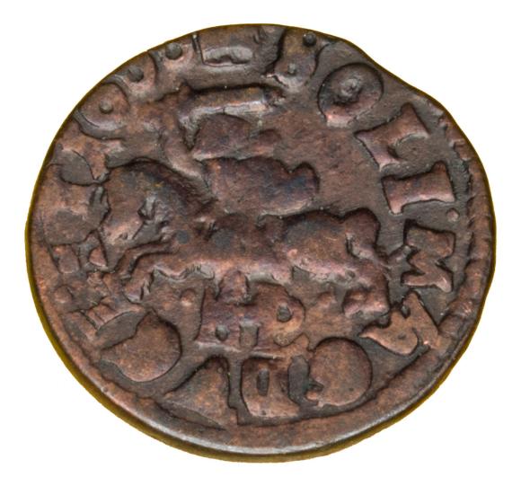 Szeląg 1666 Jan Kazimierz Litwa Wilno