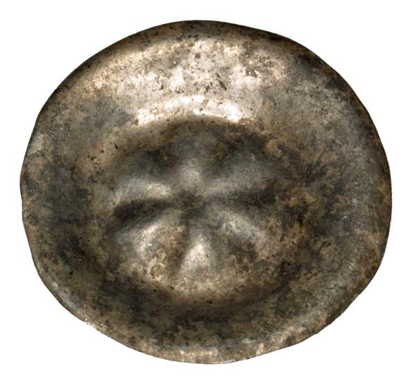 Brakteat Polska gwiazda koło kwiat