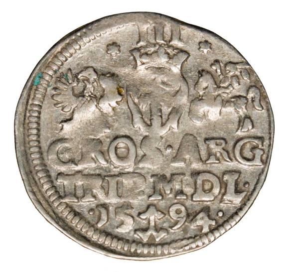 Trojak 1594 Zygmunt III Waza Polska Wilno
