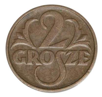 2 grosze 1936 II RP Warszawa