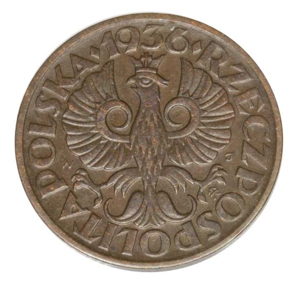 2 grosze 1936 II RP Warszawa