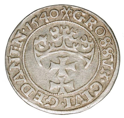 Grosz 1540 Zygmunt I Stary Gdańsk