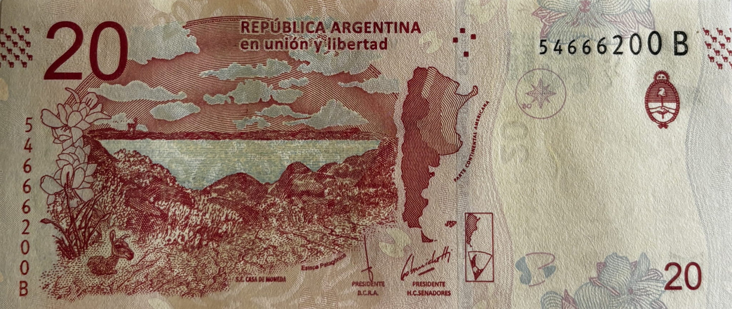20 Pesos - Argentyna - 2017 rok