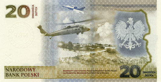 20 zł Ochrona polskiej granicy wschodniej - banknot kolekcjonerski