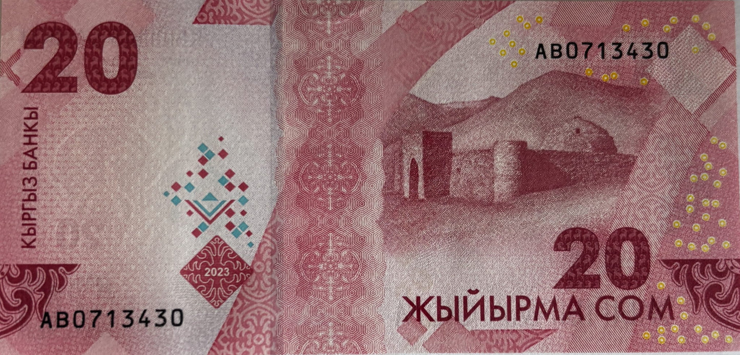 20 Som - Kirgistan - 2023 rok