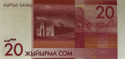 20 Som - Kirgistan - 2016 rok