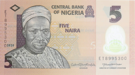 5 Naira - Nigeria - 2020 rok