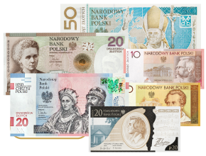 Cała seria banknotów kolekcjonerskich