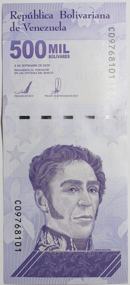 500 MIL Boliwarów - Wenezuela - 2020 rok