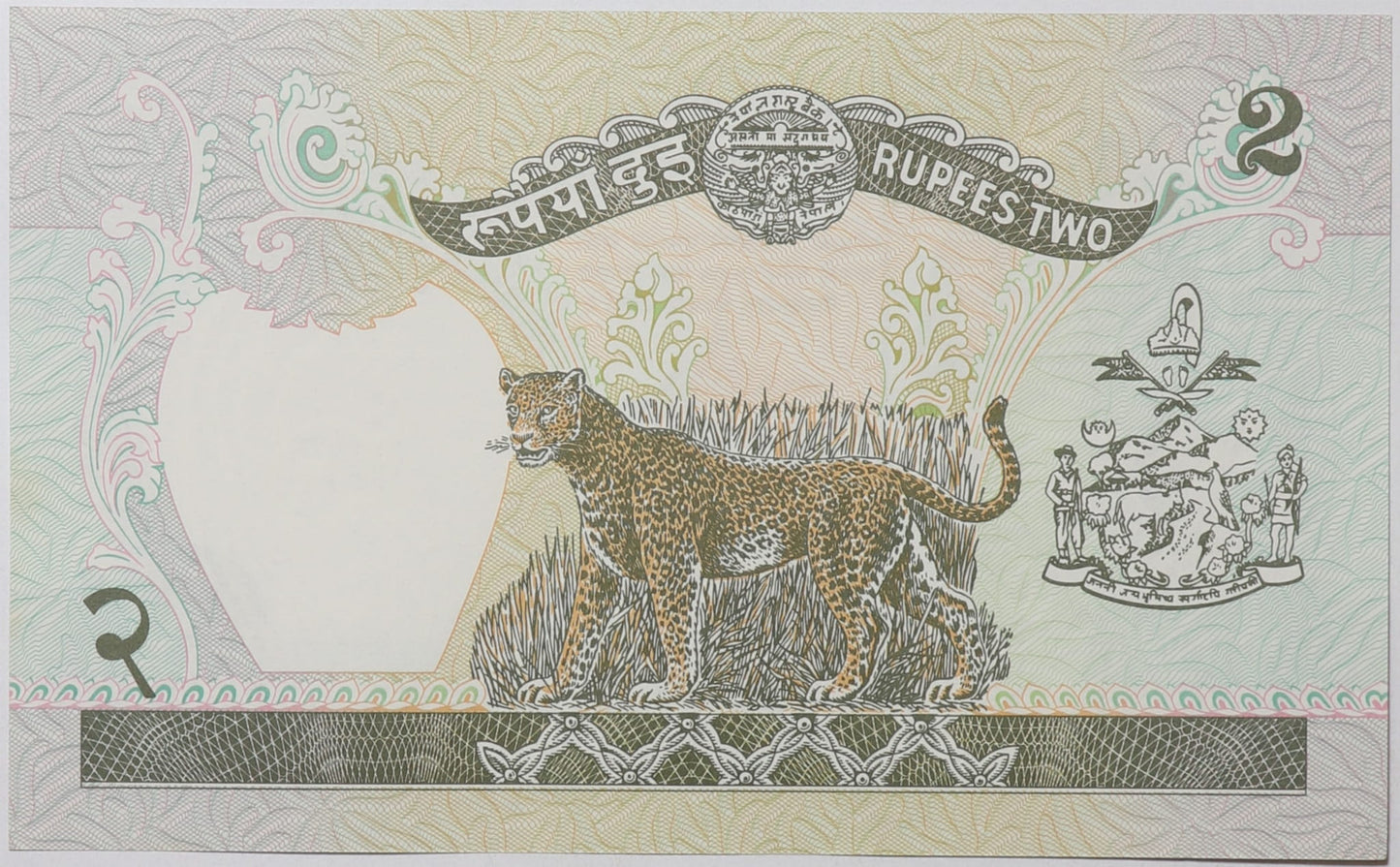 2 Rupie - Nepal - 1981-2001 rok