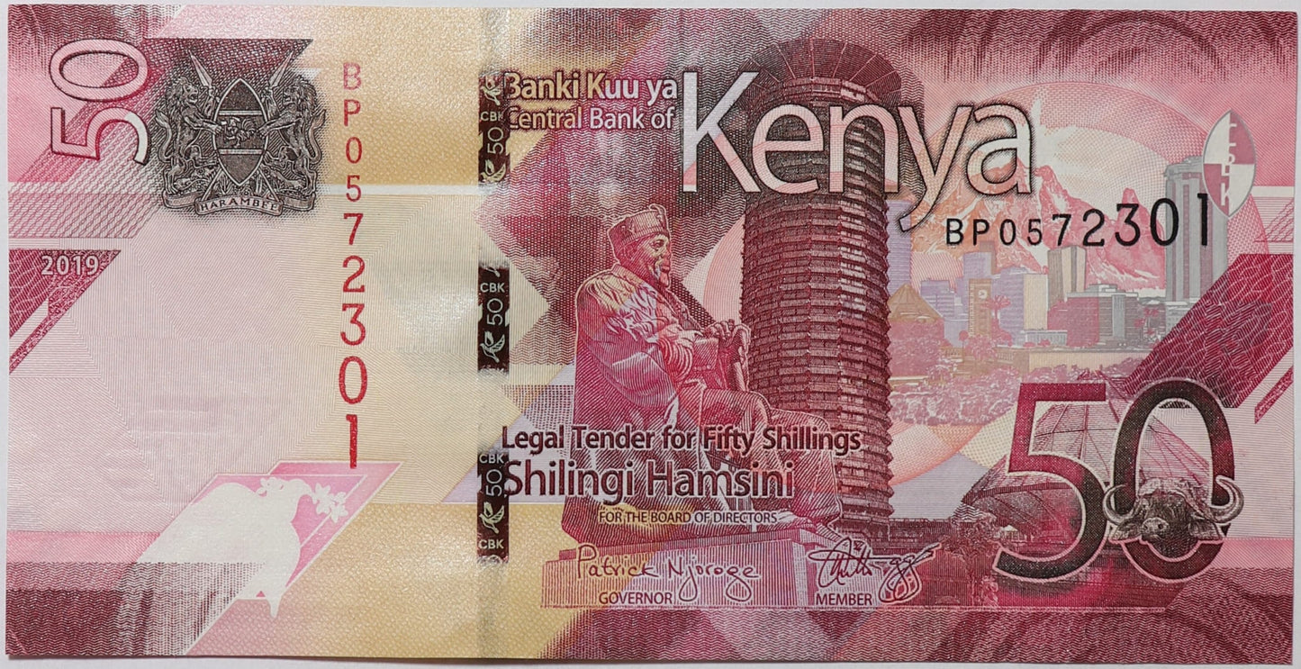 50 Szylingów - Kenia - 2019 rok