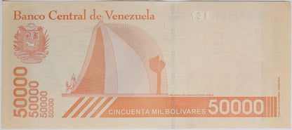 50000 Boliwarów - Wenezuela - 2019 rok