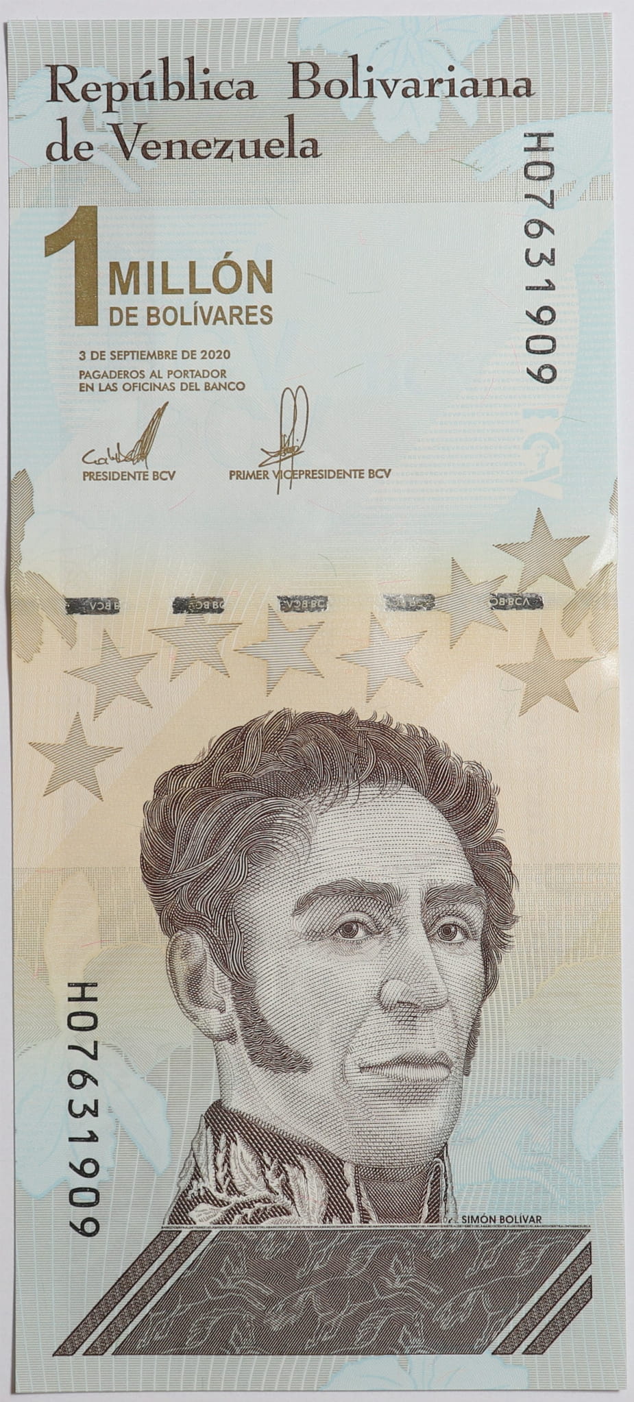 1 Milion Boliwarów - Wenezuela - 2020 rok