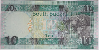10 Funtów - Południowy Sudan - 2016 rok