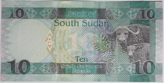 10 Funtów - Południowy Sudan - 2016 rok