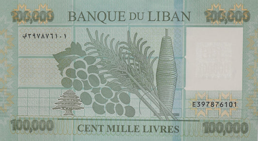 100 000 Livres - Liban - 2022 rok