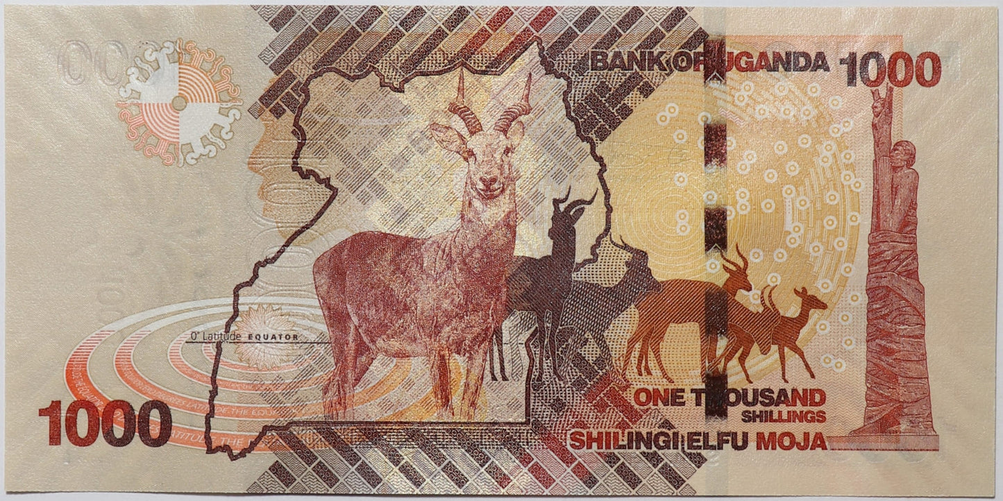1000 Szylingów - Uganda - 2022 rok