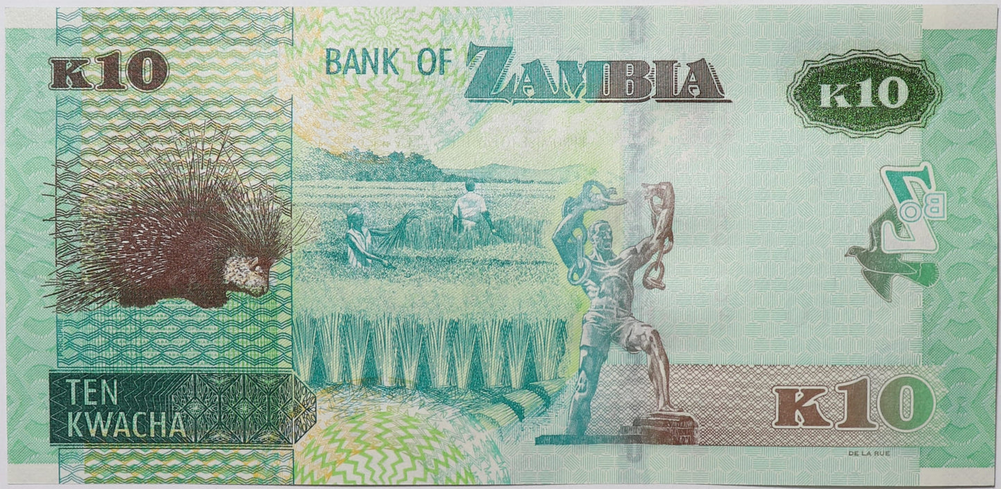 10 Kwacha - Zambia - 2022 rok