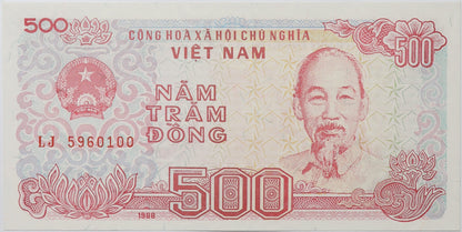 500 Dong - Wietnam - 1988 rok