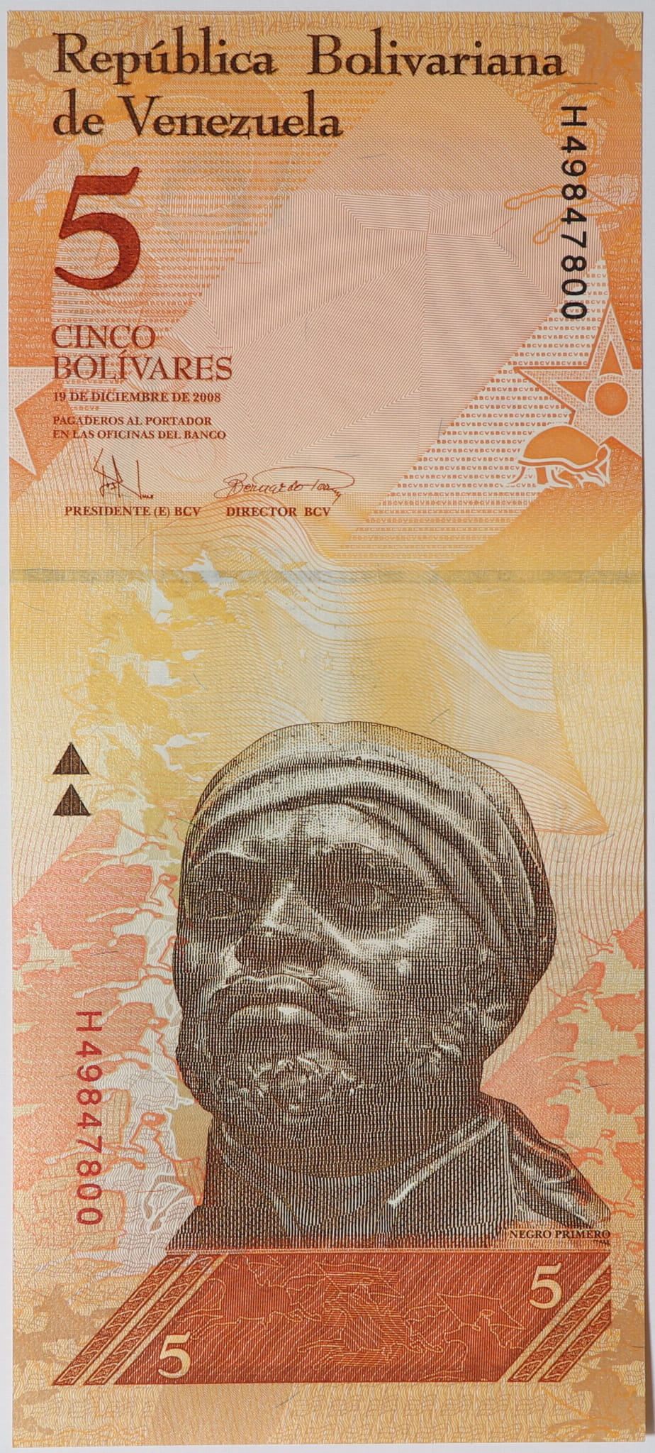 5 Boliwarów - Wenezuela - 2008 rok