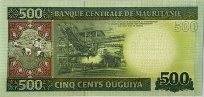 500 Cent Ouguiya - Mauretania - 2013 rok